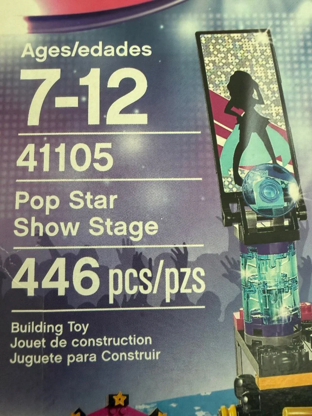 Lego Friends Pop Star Show Stage Set (41105) - New Factory Sealed Box